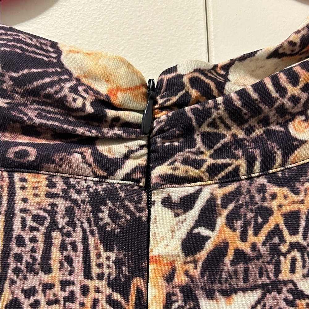 NWOT Soft Surroundings Multicolor Floral 3/4 length Sleeve Dress - Picture 6 of 8